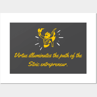 Stoic Entrepreneur (Emprendedor Estoico) Posters and Art